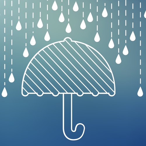 Rain Chimes (Peaceful Thunderstorm) Cover Art Blurred Background