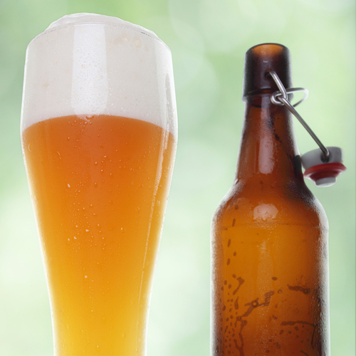 #1 Dad (Beer Bottle Open & Cheers) Cover Art Blurred Background