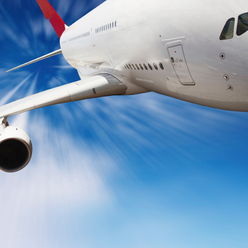 Airplane (Jet Take Off) Cover Art Blurred Background