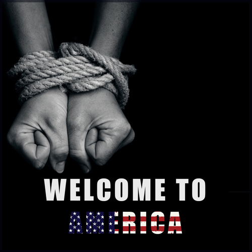 Welcome to America Cover Art Blurred Background