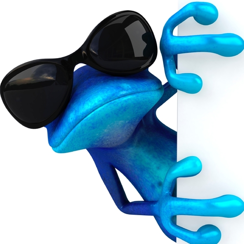 Frog (Hilarious Real Frogs Remix) Cover Art Blurred Background