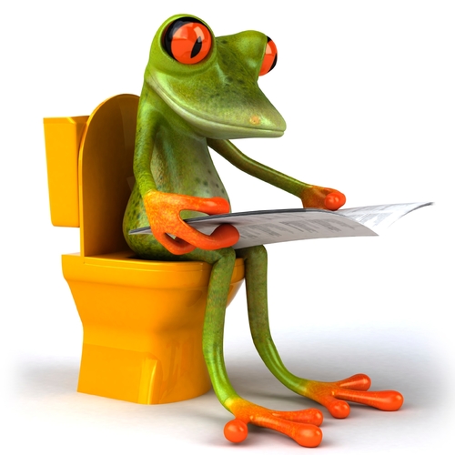 Frogs (Awesome Morning Wake Up Remix) Cover Art Blurred Background