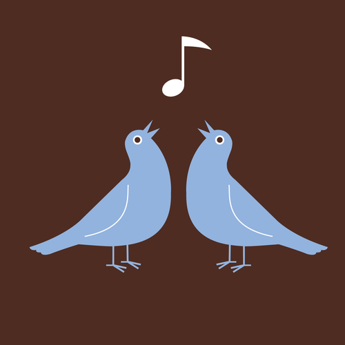 Peaceful & Soft Bird Chirps (Very Quiet Birds) Cover Art Blurred Background