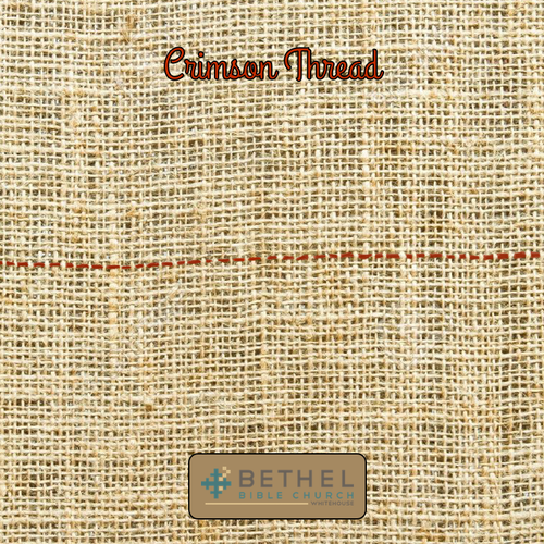 Crimson Thread Cover Art Blurred Background