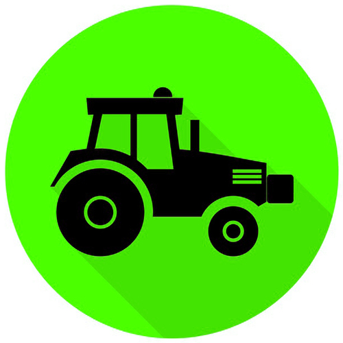 Tractor Cover Art Blurred Background