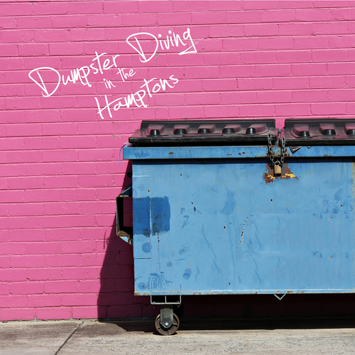 Dumpster Diving in the Hamptons Cover Art Blurred Background