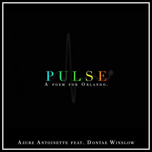 Pulse: A Poem for Orlando Cover Art Blurred Background