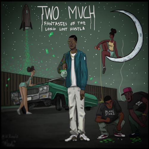 Fantasies of the Long Lost Hustla Cover Art Blurred Background