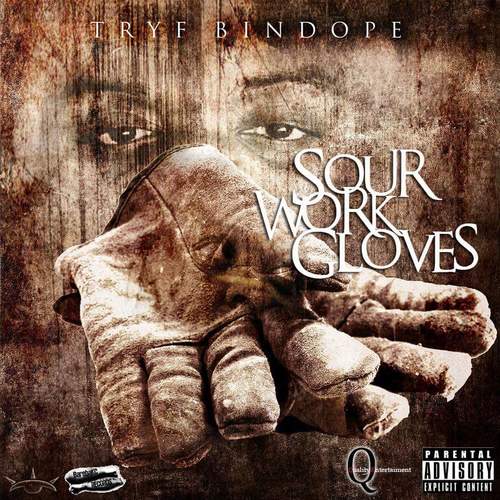 Sour Work Gloves Cover Art Blurred Background