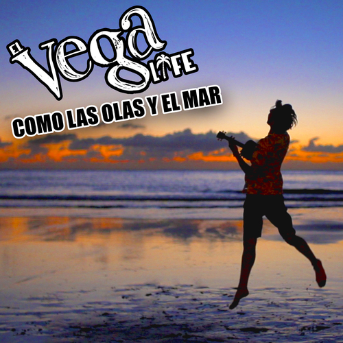 Como las Olas y el Mar Cover Art Blurred Background
