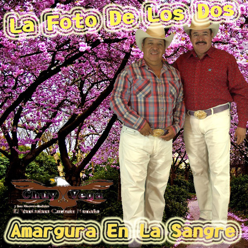 La Foto de los Dos & Amargura en la Sangre Cover Art Blurred Background