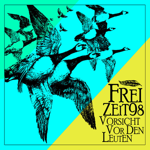 Vorsicht vor den Leuten Cover Art Blurred Background