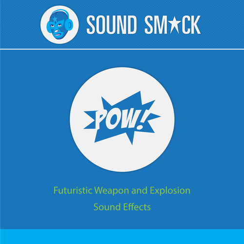 Futuristic Weapon and Explosion Sound Effects Cover Art Blurred Background