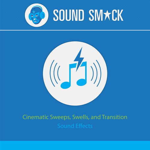 Cinematic Sweeps, Swells & Transition Sound Effects Cover Art Blurred Background