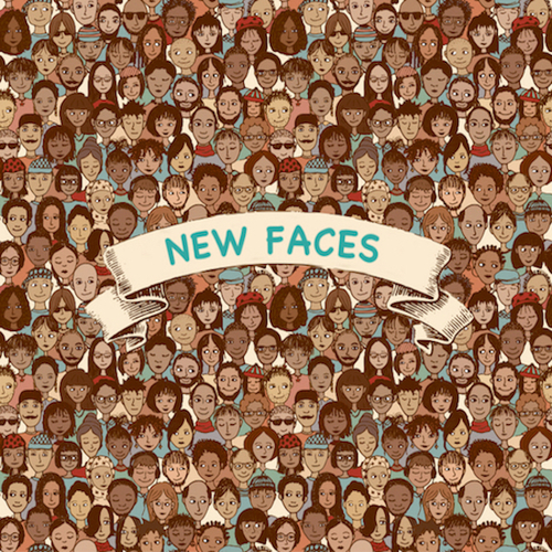 New Faces Cover Art Blurred Background