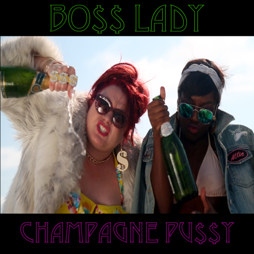 Champagne Pussy Cover Art Blurred Background