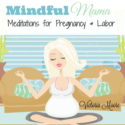 Mindful Mama: Meditations for Pregnancy and Labor Cover Art Blurred Background