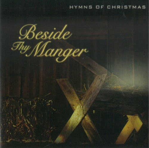 Beside Thy Manger Cover Art Blurred Background