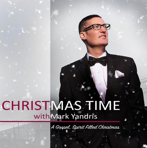 Christmas Time with Mark Yandris Cover Art Blurred Background