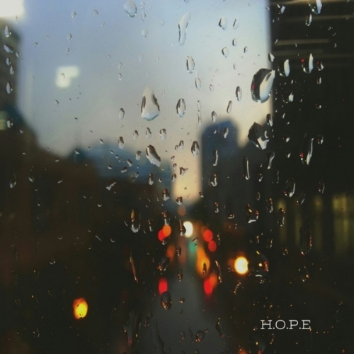 H.O.P.E (Hold On Pain Ends) Cover Art Blurred Background