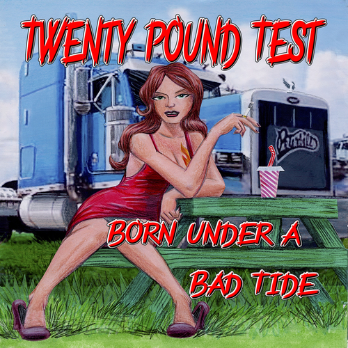 Born Under a Bad Tide Cover Art Blurred Background