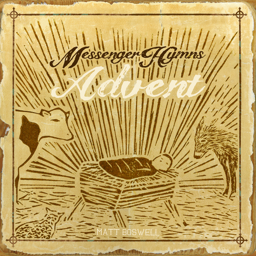Messenger Hymns: Advent Cover Art Blurred Background