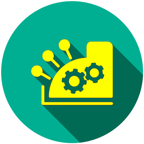 Cash Register Cover Art Blurred Background