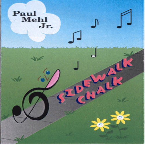 Sidewalk Chalk Cover Art Blurred Background