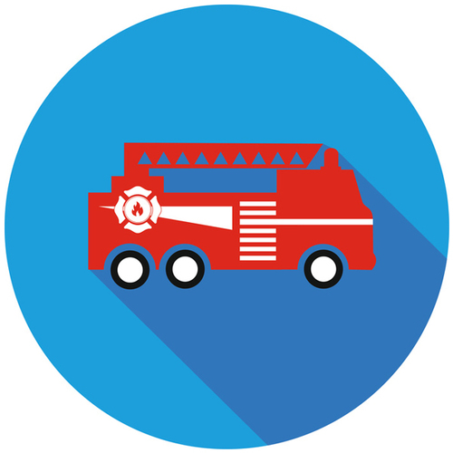 Fire Engine Cover Art Blurred Background