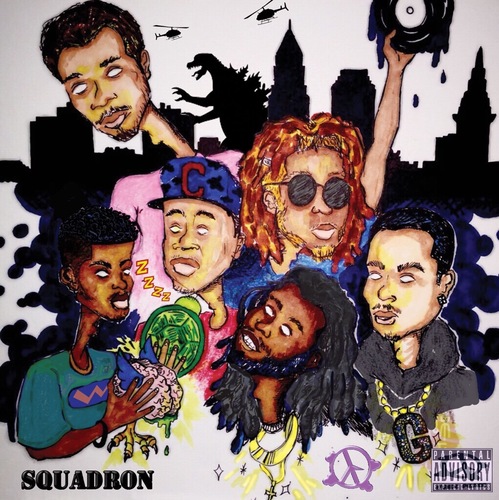 Squadron Cover Art Blurred Background
