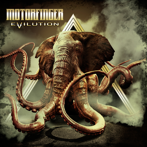 Evilution Cover Art Blurred Background