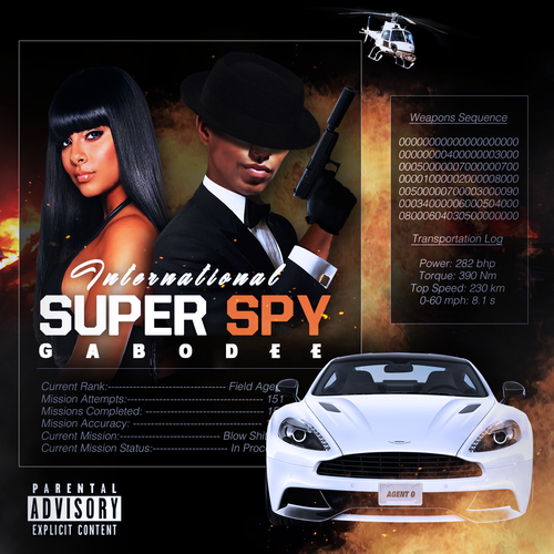 International Super Spy Cover Art Blurred Background