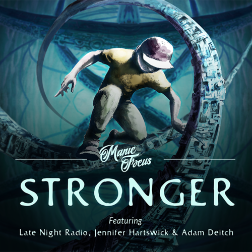 Stronger Cover Art Blurred Background