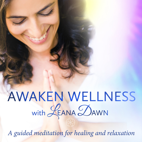 Awaken Wellness: A Guided Meditation for Healing & Relaxation Cover Art Blurred Background