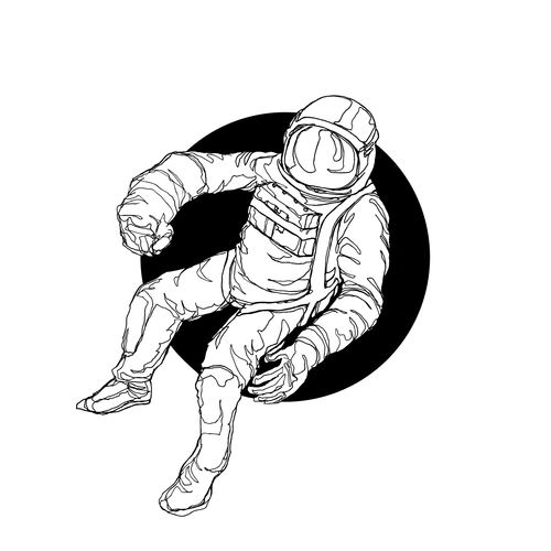 Outer Space Cover Art Blurred Background