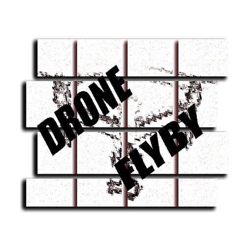 Drone Flyby Cover Art Blurred Background