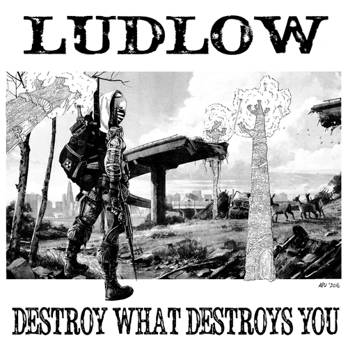 Destroy What Destroys You Cover Art Blurred Background