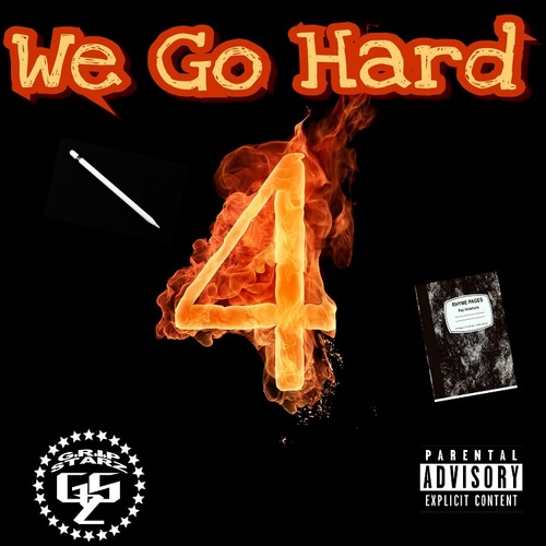 We Go Hard, Vol. 4 Cover Art Blurred Background