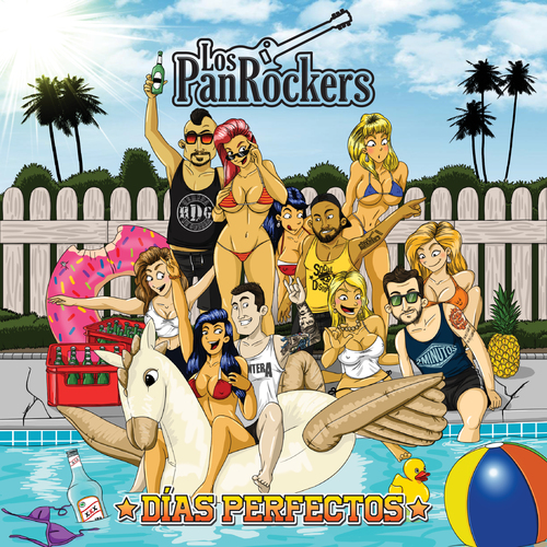 Días Perfectos Cover Art Blurred Background