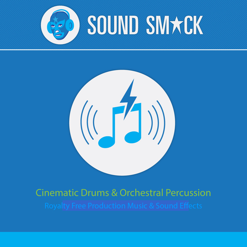 Cinematic Drums and Orchestral Percussion Cover Art Blurred Background