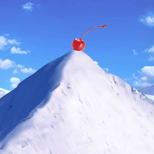 A Child Dreams of the Ice Cream Planet Cover Art Blurred Background