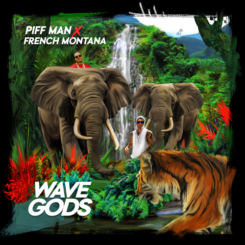 Wave Gods Cover Art Blurred Background
