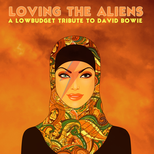 Loving the Aliens (A Lowbudget Tribute to David Bowie) Cover Art Blurred Background