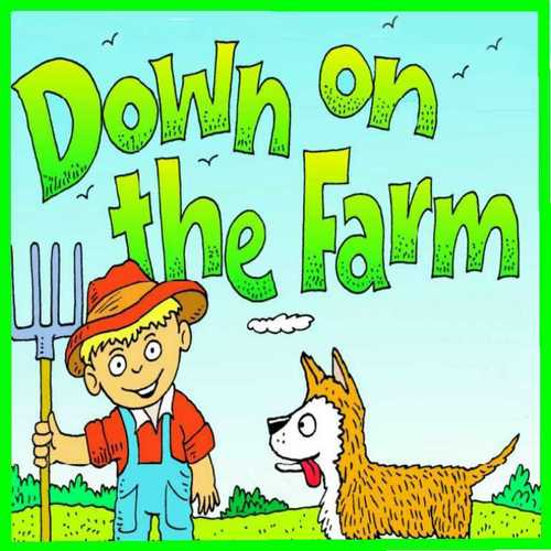 Down on the Farm Cover Art Blurred Background