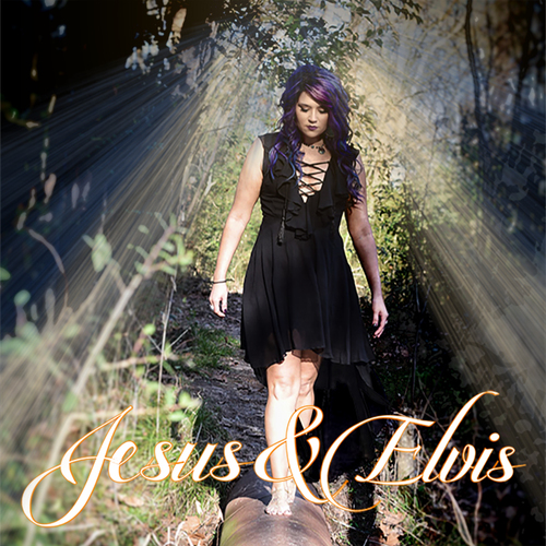Jesus & Elvis Cover Art Blurred Background