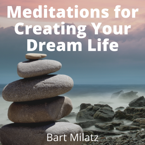 Meditations for Creating Your Dream Life Cover Art Blurred Background