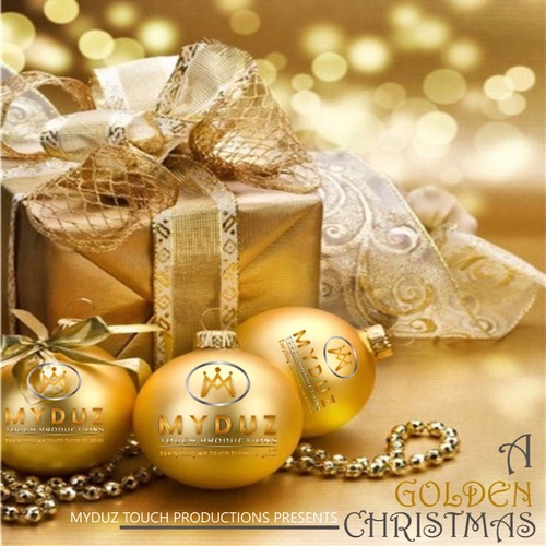 A Golden Christmas Cover Art Blurred Background