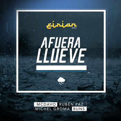 Afuera Llueve Cover Art Blurred Background
