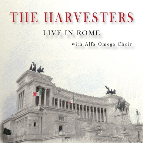 The Harvesters Live in Rome Cover Art Blurred Background