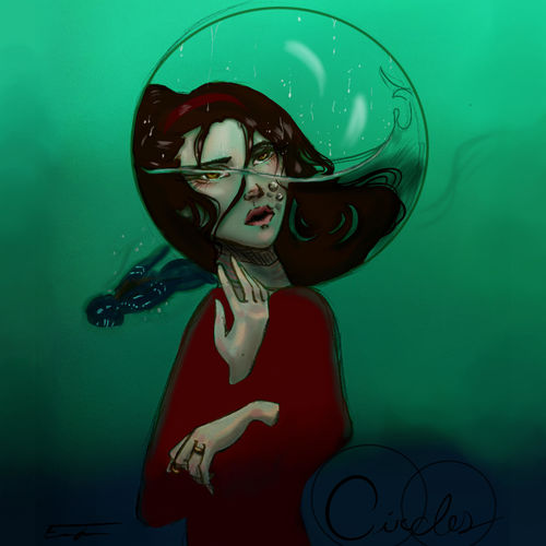 Circles Cover Art Blurred Background